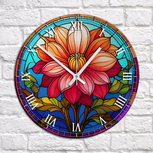 Dahlia Suncatcher Effect Clock